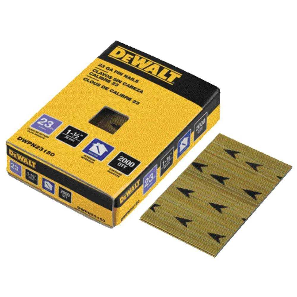 DEWALT 23 Gauge 1-1/2 Pin Nails - Cheap Fitting