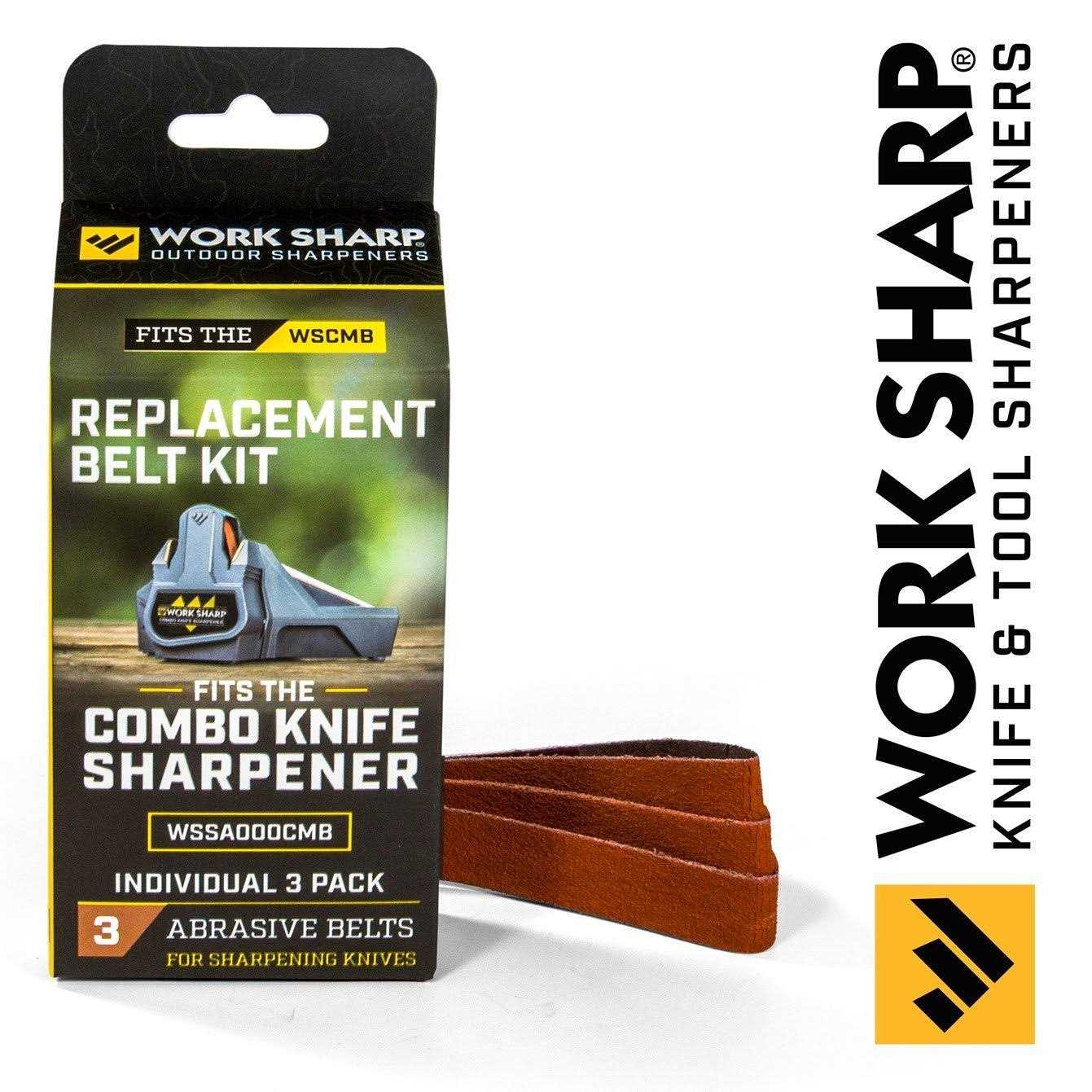 Work Sharp Combo Knife Sharpener Replacement Belt Kit - Cheap Fitting