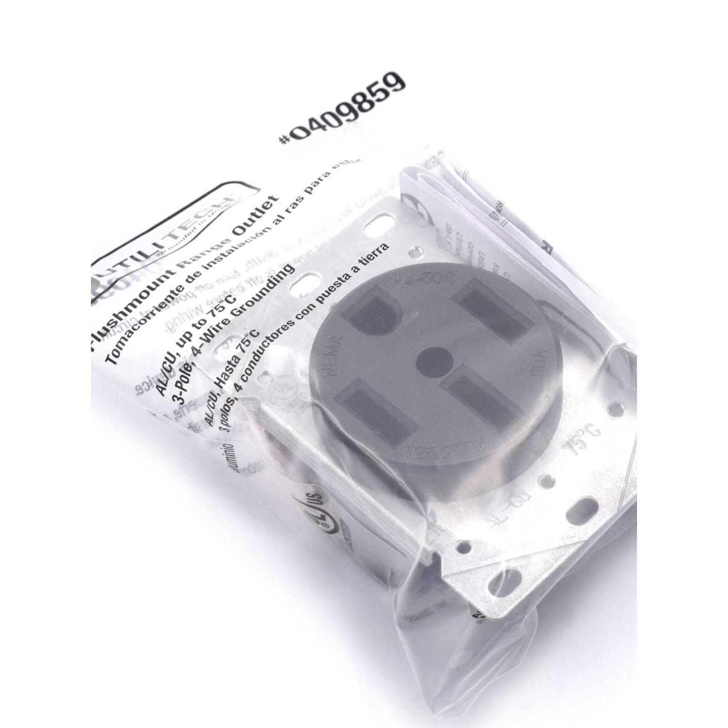 Utilitech Black 50-Amp Round Industrial Range 2106S - Cheap Fitting