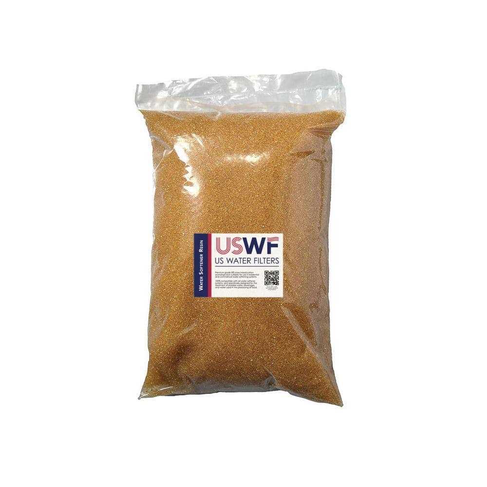 US Water Filters 1/2 cu. ft. Ion Exchange Water Softener Resin 8P-25LBS - Cheap Fitting
