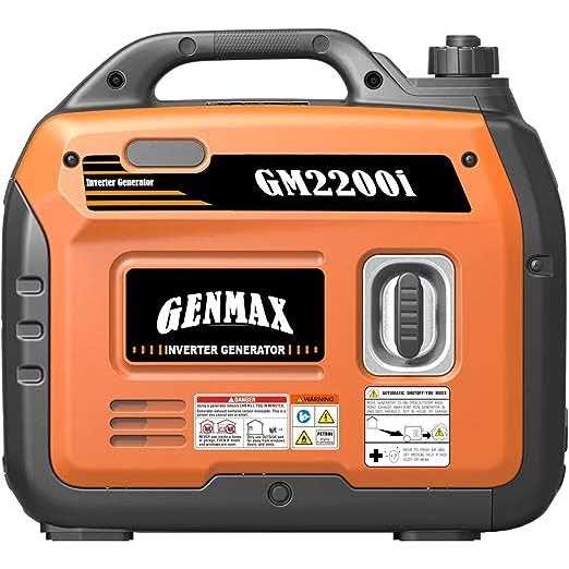 GENMAX 1200-Watt Recoil Start Gasoline Powered Inverter Generator with Super Quiet 57 cc Engine - Cheap Fitting