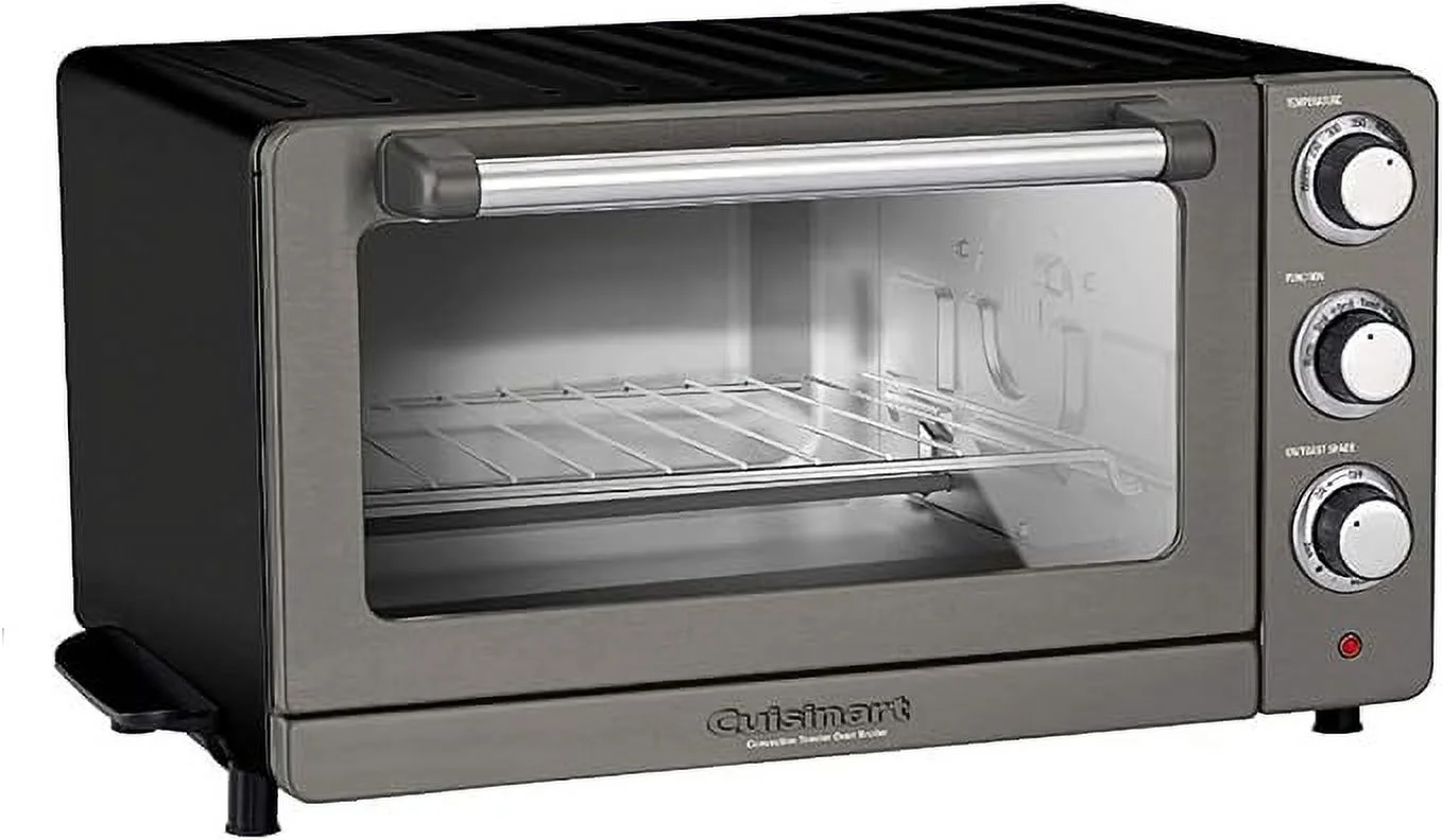 Open Box Cuisinart TOB-60N1BKS2 Convection Toaster Oven - Black Stainless - Cheap Fitting