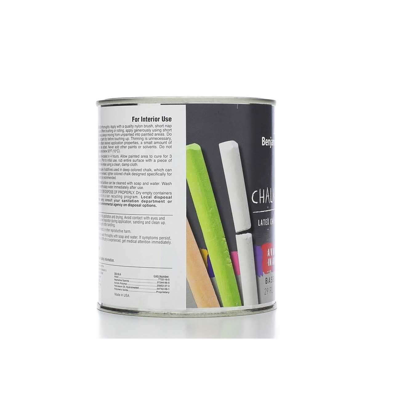 Benjamin Moore Chalkboard Tintable Base - Cheap Fitting