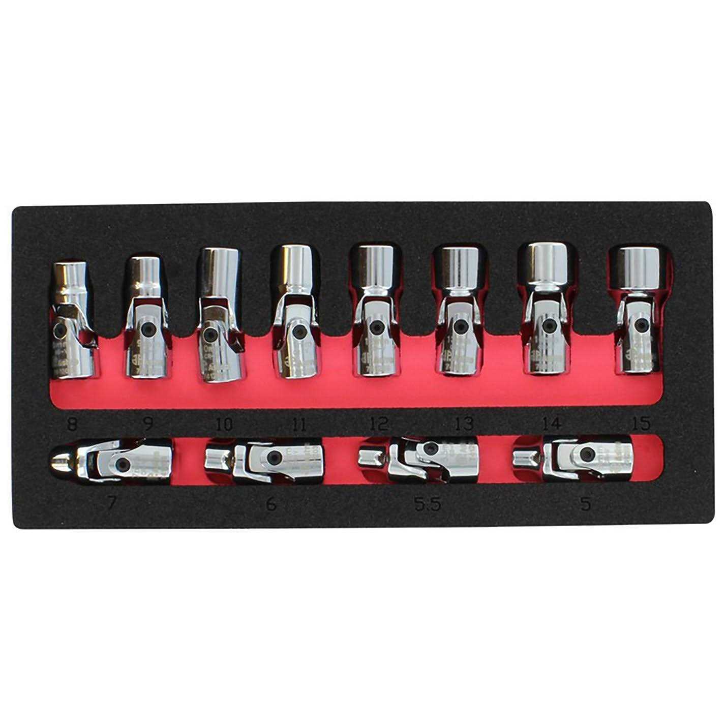 12 Piece 1/4 Drive 6 Point Metric Flex Socket Set 7412 Astro Pneumatic - Cheap Fitting