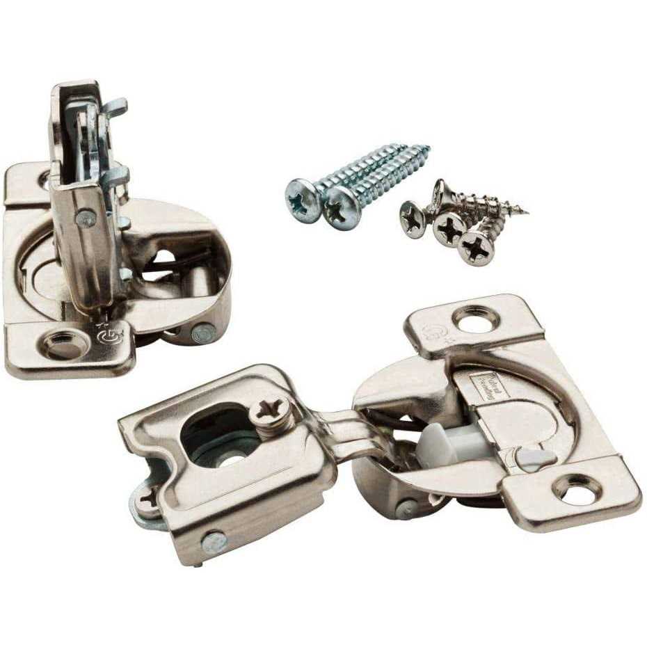 Everbilt 35 mm 110-Degree 3/4 in. Overlay Soft Close Cabinet Hinge 1-Pair - Cheap Fitting