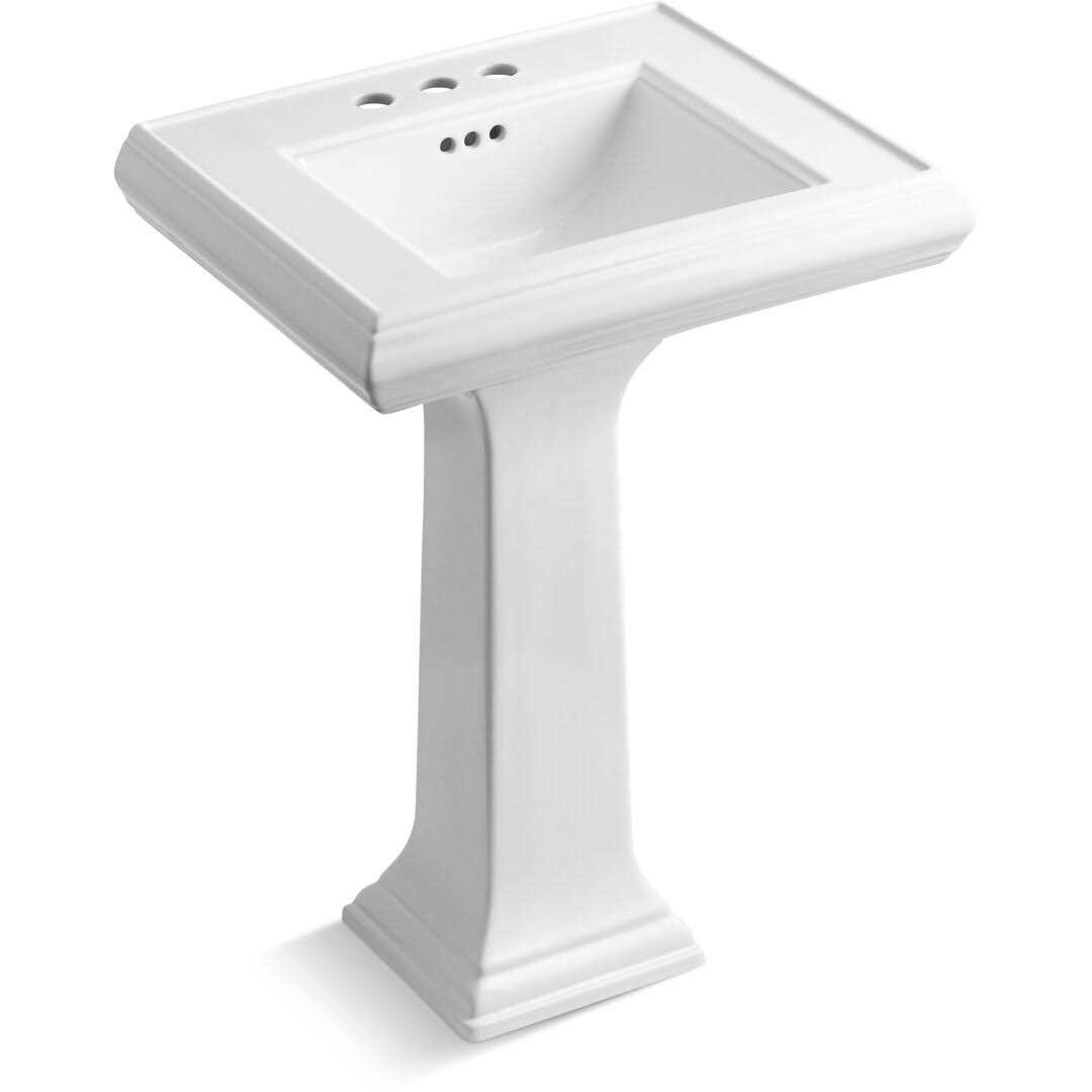 Kohler K-2238-4-0 Memoirs 24 Pedestal Bathroom Sink - Cheap Fitting