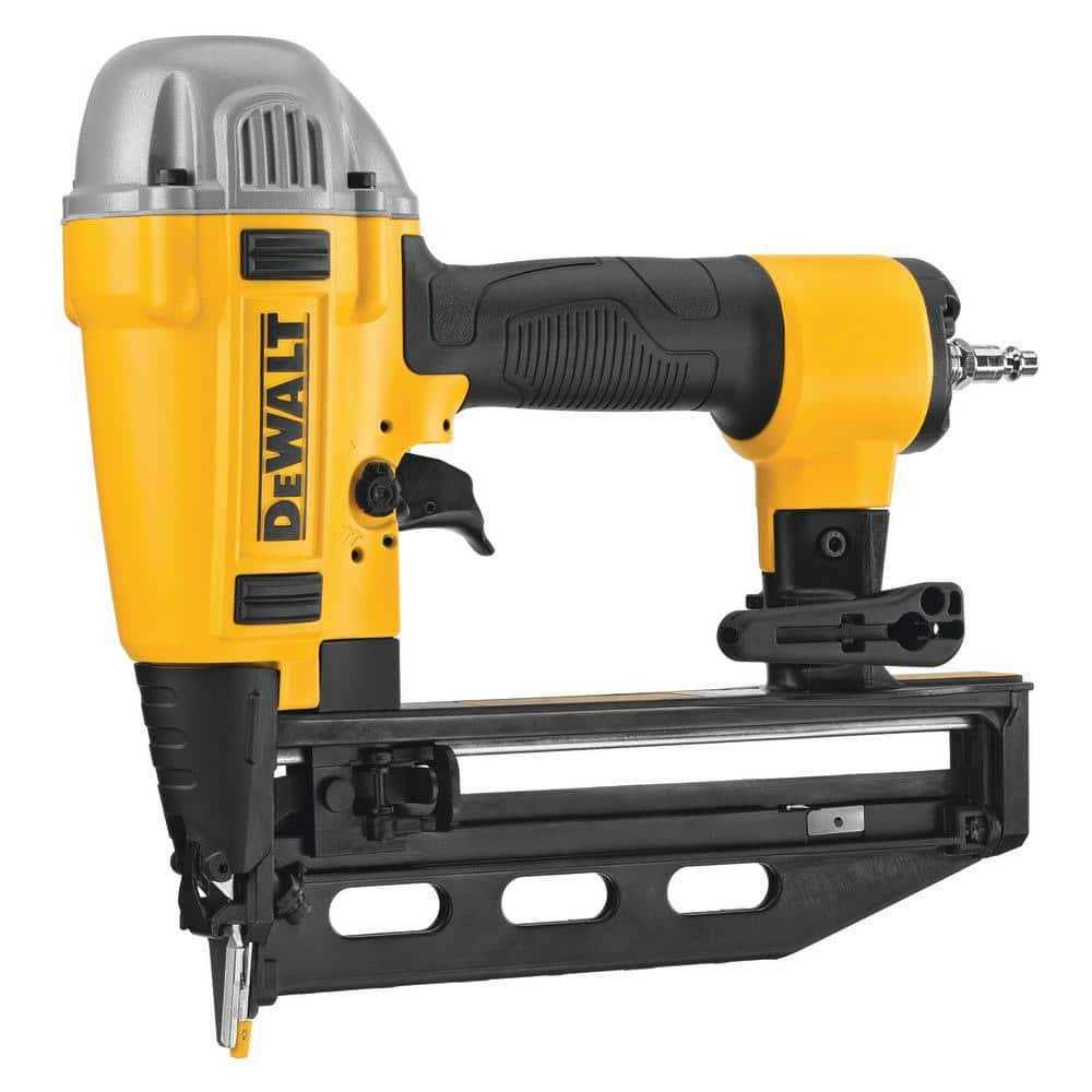 DEWALT Pneumatic 16-Gauge 2-1/2 in. Nailer and 2 in. x 16-Gauge Straight Finish Nails - Cheap Fitting