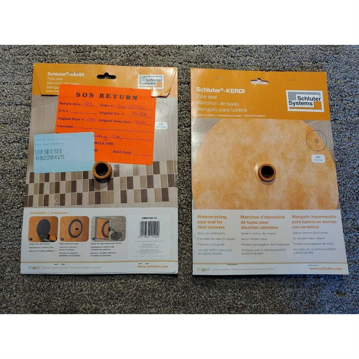 Schluter Kerdi Pipe Seal 3/4 - Cheap Fitting