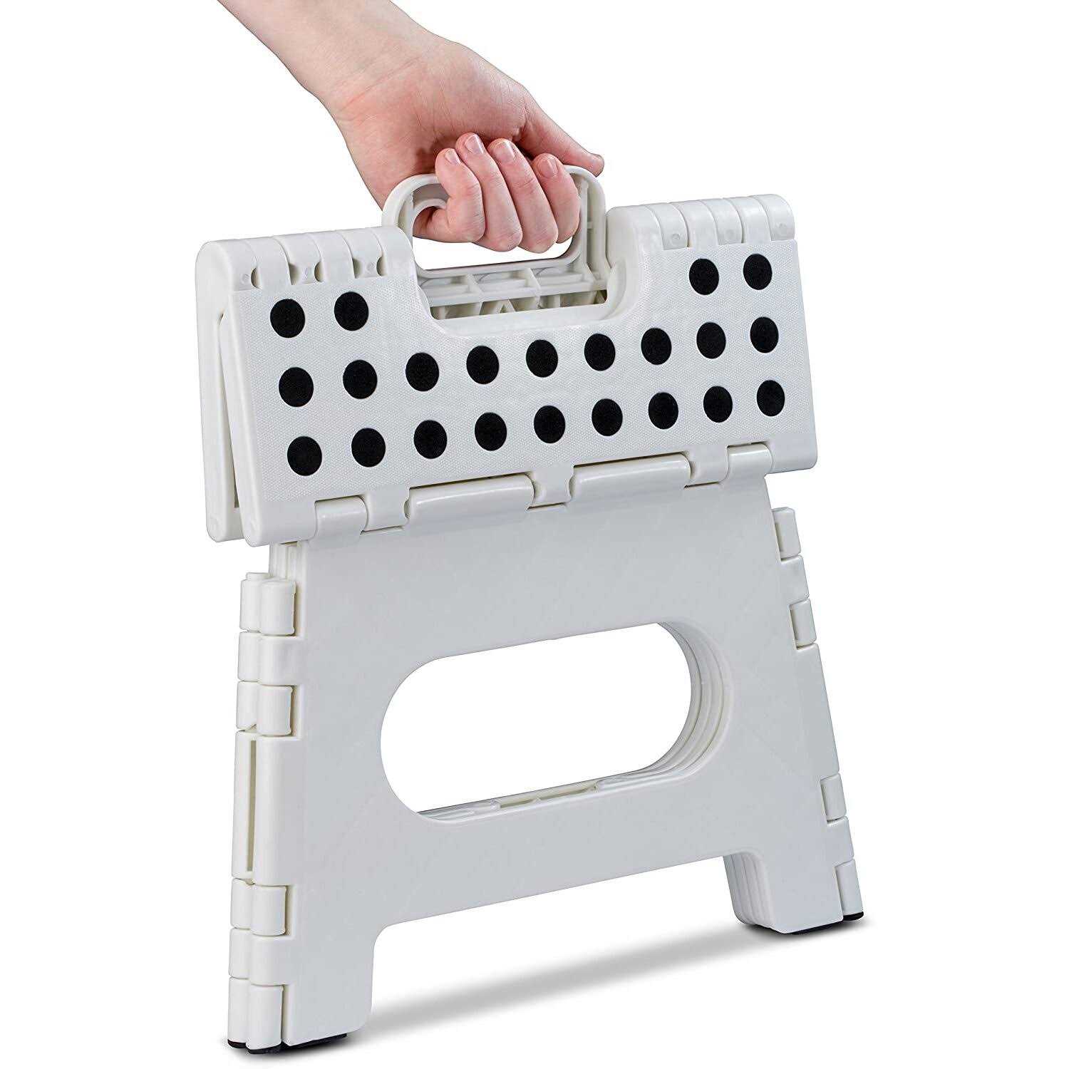 Handy Laundry Folding Step Stool, Lightweight and Sturdy Enough to Support Adults & Safe Enough for Kids - Cheap Fitting