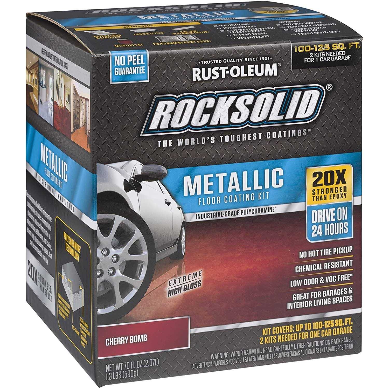 Rust-Oleum 60009 Rocksolid Garage Floor Coating Kit - Cheap Fitting