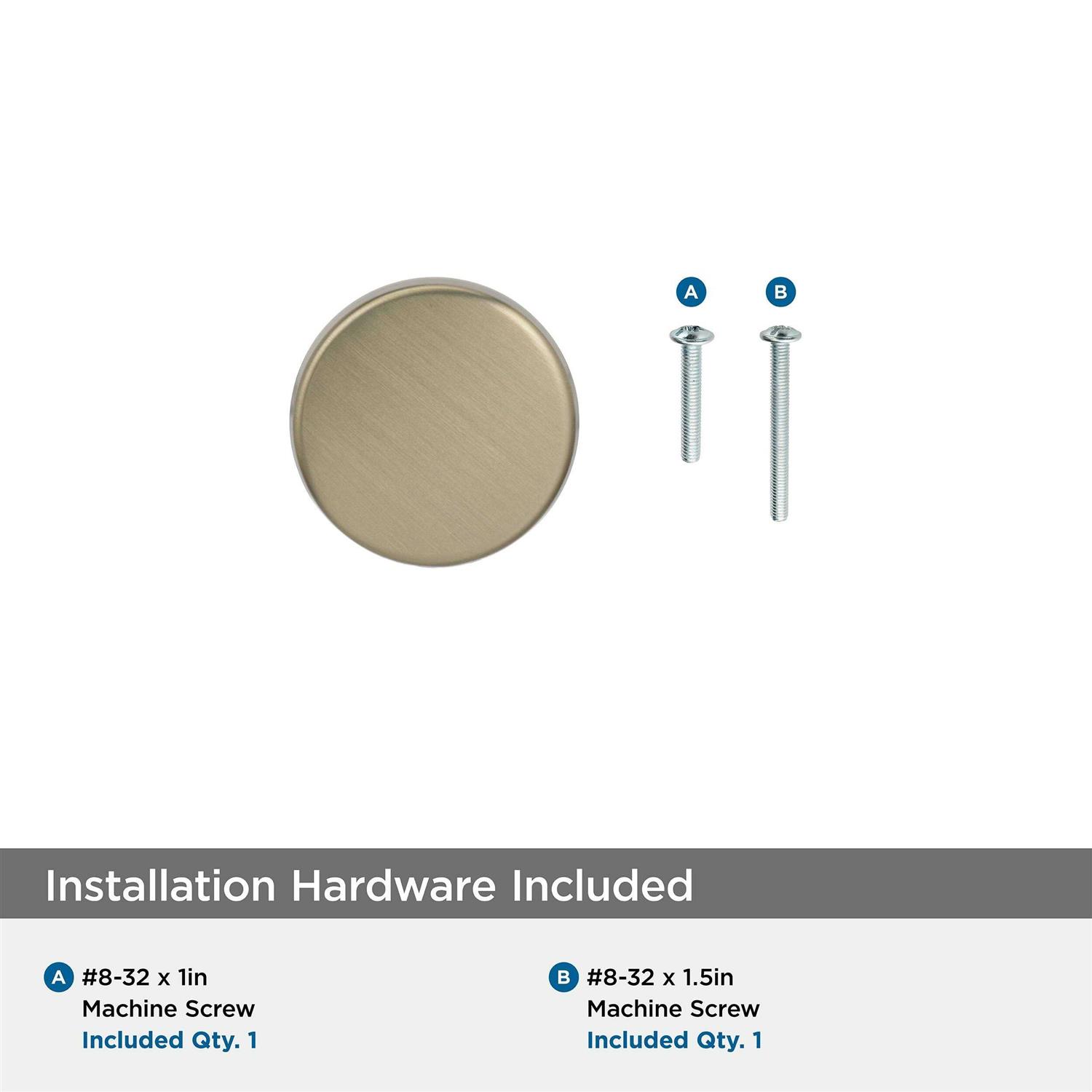 Amerock Blackrock Cabinet Knob BP55270BBZ - Cheap Fitting