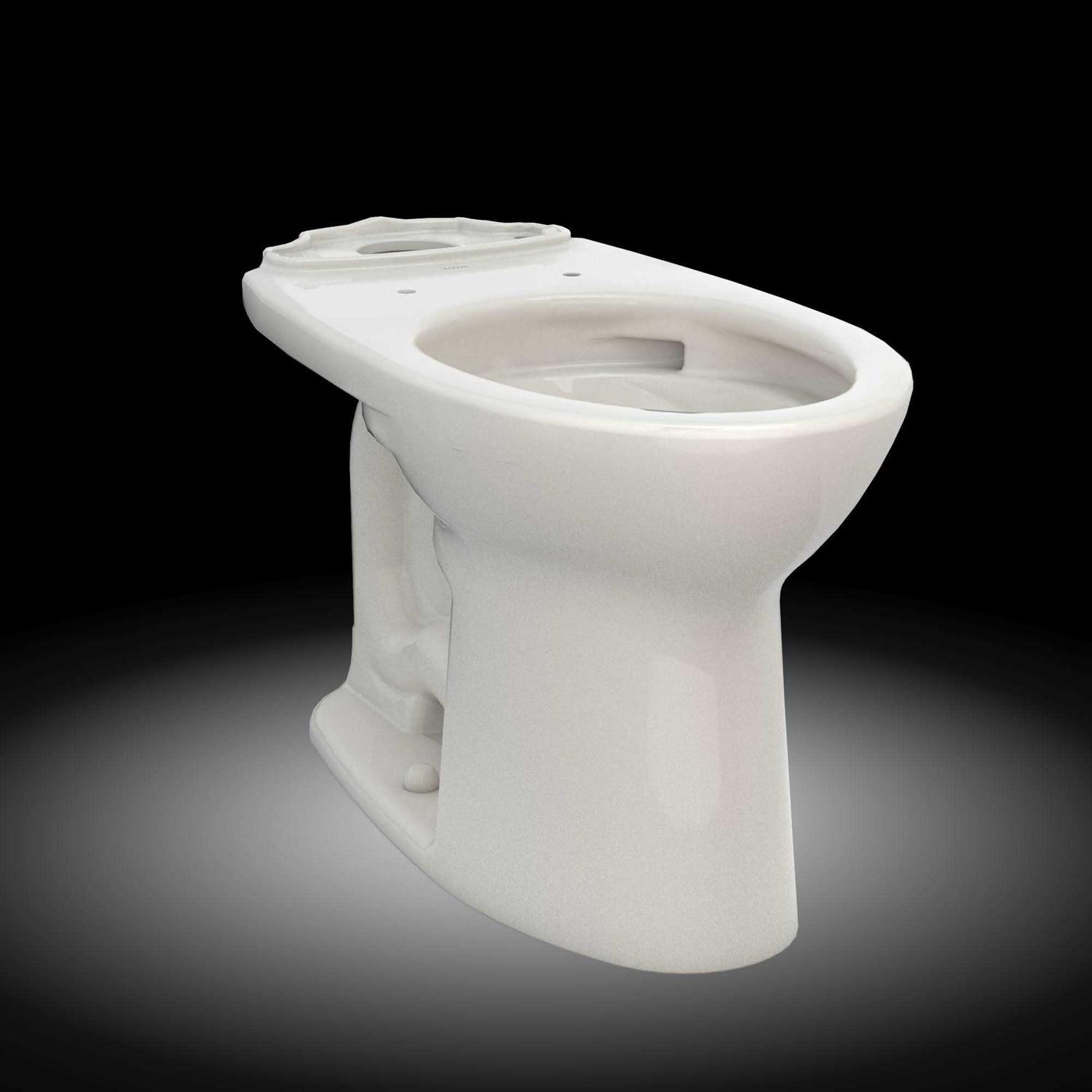 Toto Drake Elongated Tornado Flush Toilet Bowl with Cefiontect C776CEG# - Cheap Fitting