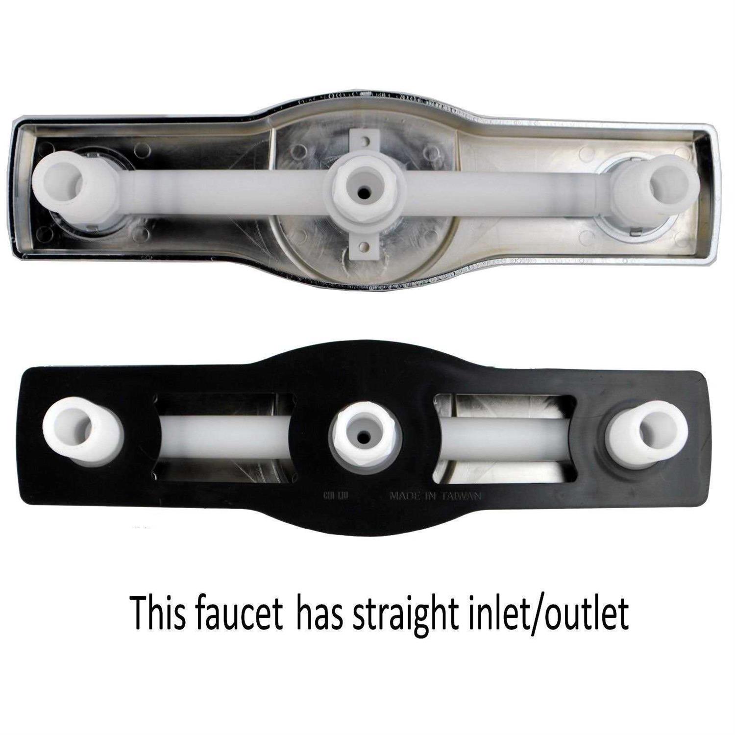 Ultra Faucets Rv Mobile Home Bath Tub and Shower Faucet With 8 in Valves Chrome at MechanicSurplus.com UF08061C - Cheap Fitting