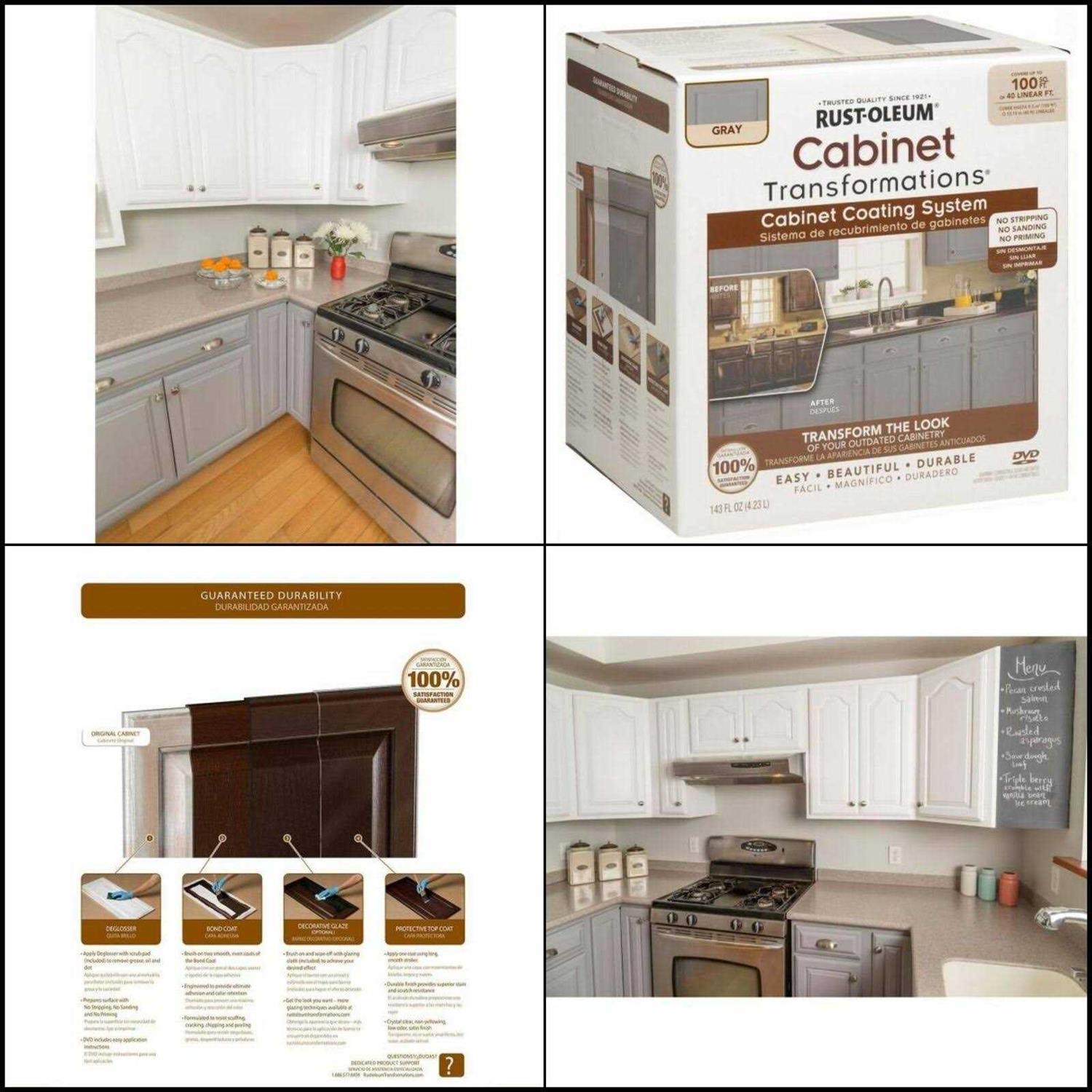 Gray Rust-Oleum Cabinet Transformations Kit - Cheap Fitting
