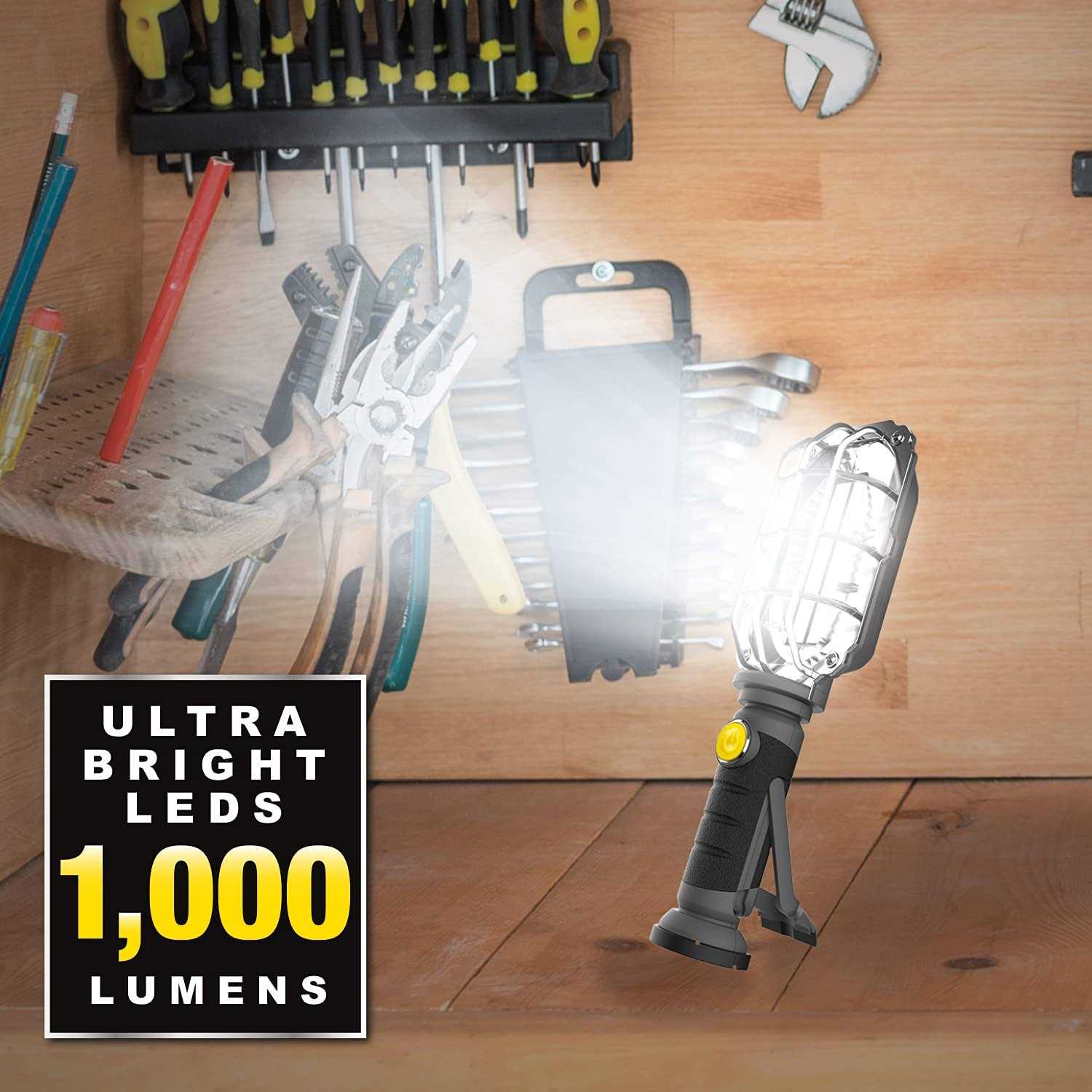 Handy Brite Ultra 1000 lm LED Rechargeable Handheld Work Light - Cheap Fitting