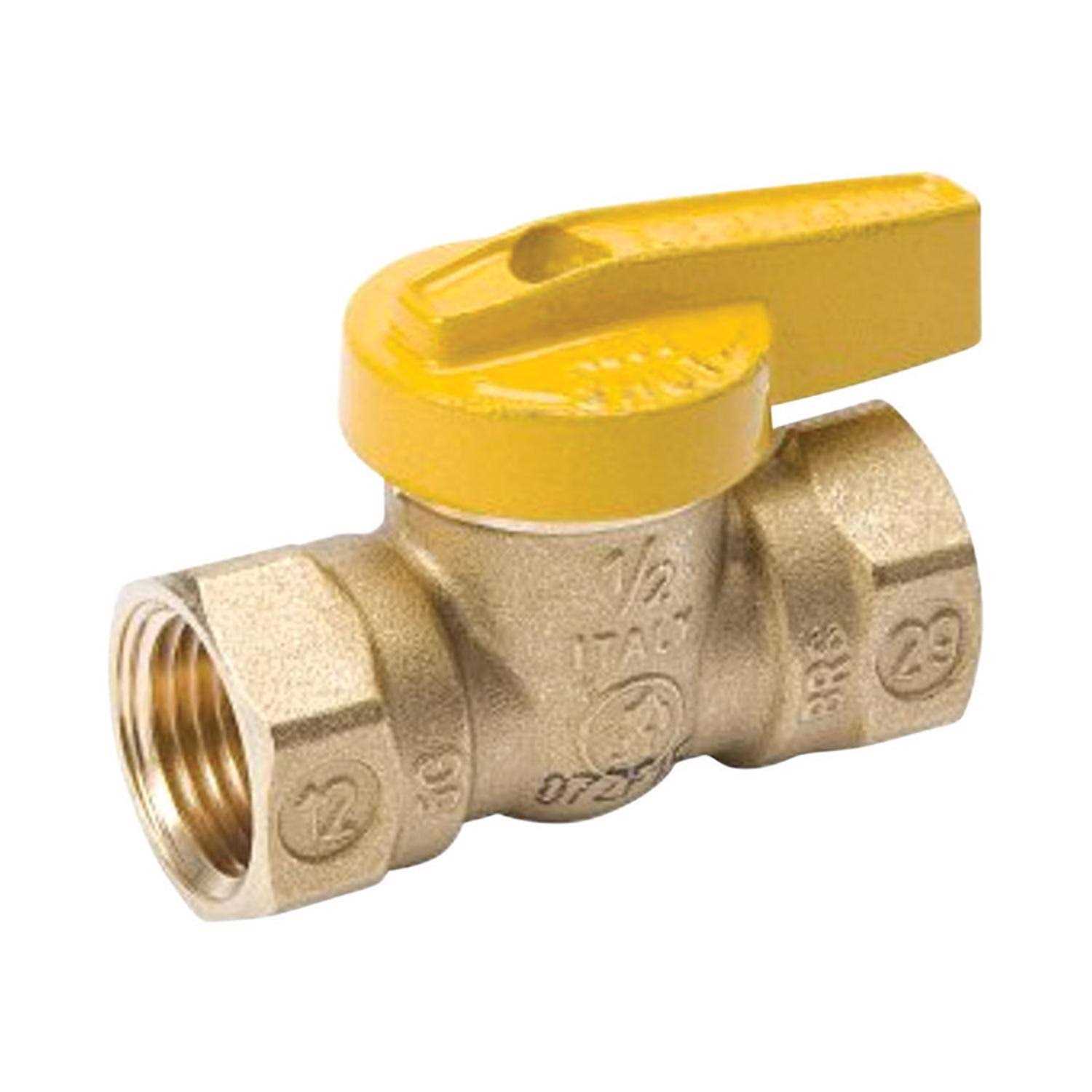 Homewerks 1/2 in. Brass FIP Gas Ball Valve - Cheap Fitting