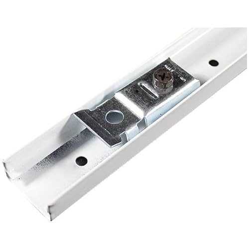 24 Bi-Fold Door Track – White - Cheap Fitting