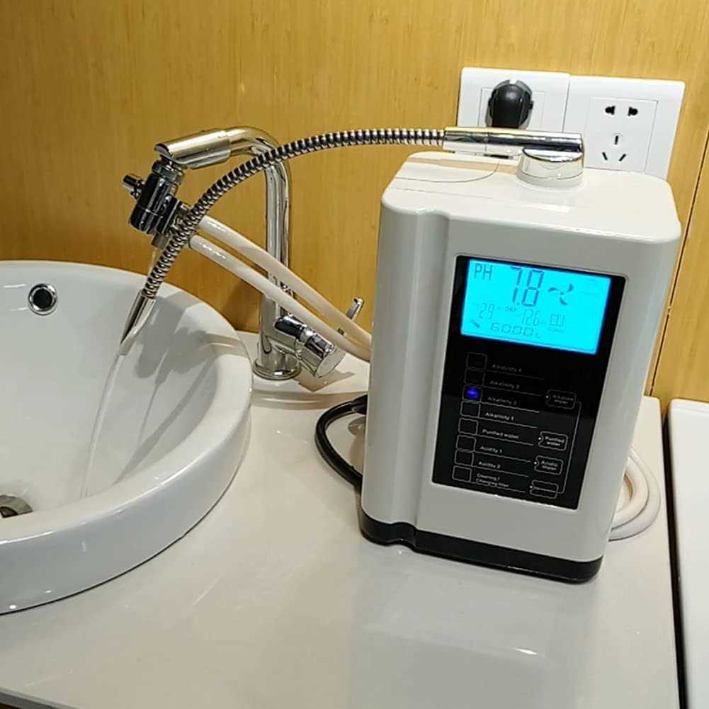 Aquagreen Alkaline Water Ionizer Machine Ag7.0 Home Filtration System Produces pH 4-10.5 Water - Cheap Fitting