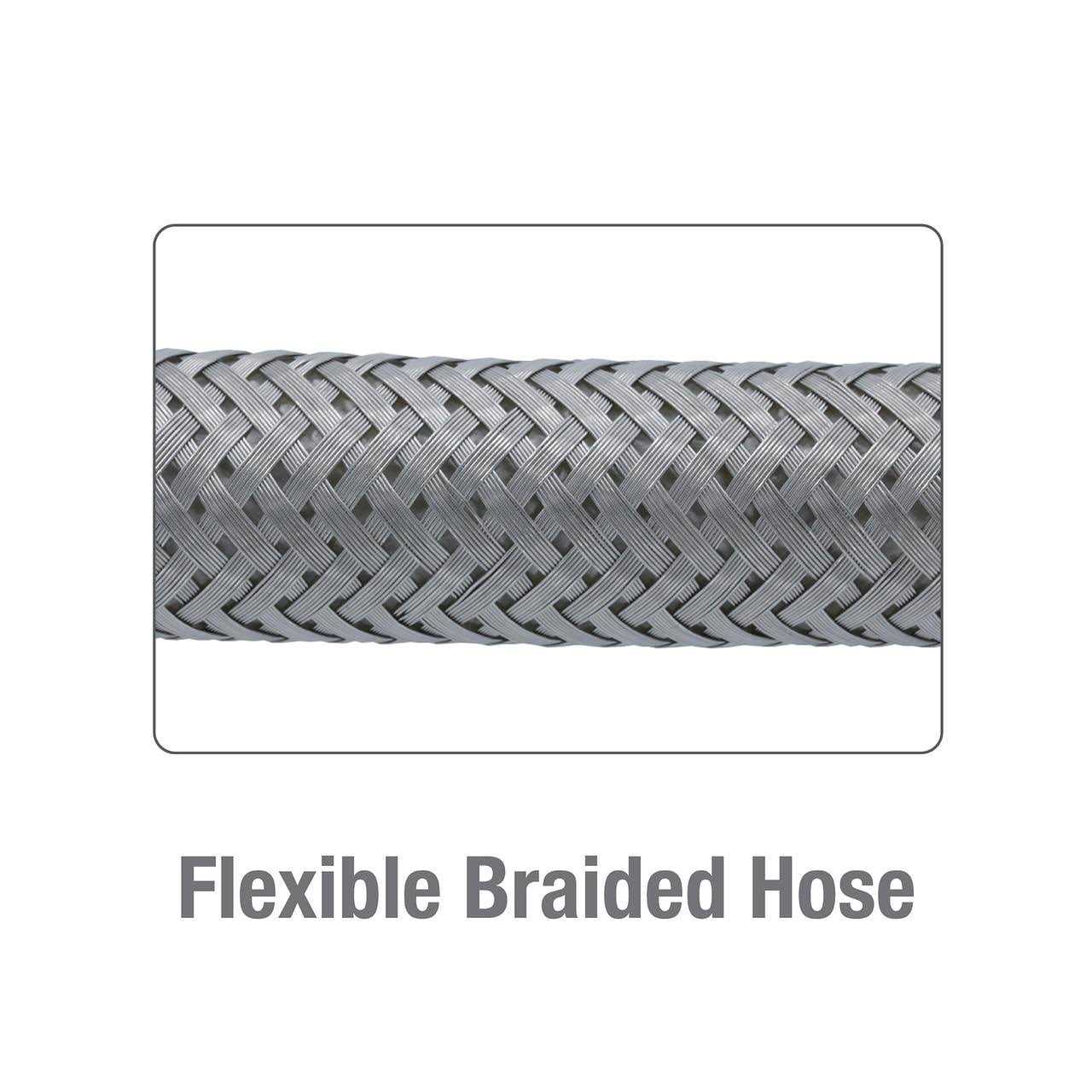 Mainstays Stainless Steel Faucet Supply Line Hose 59831 - Cheap Fitting