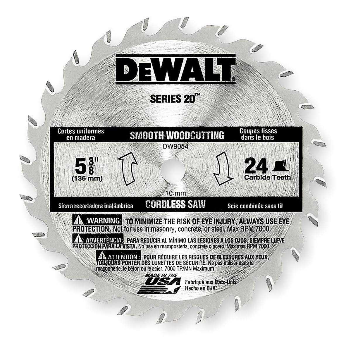Dewalt DW9054 Saw Blade - Cheap Fitting