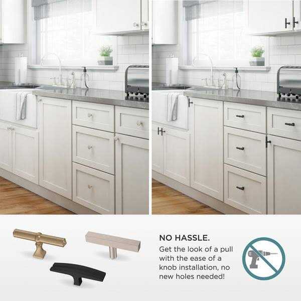 Liberty Square Bar 3 Elongated Bar Cabinet Knob - Cheap Fitting