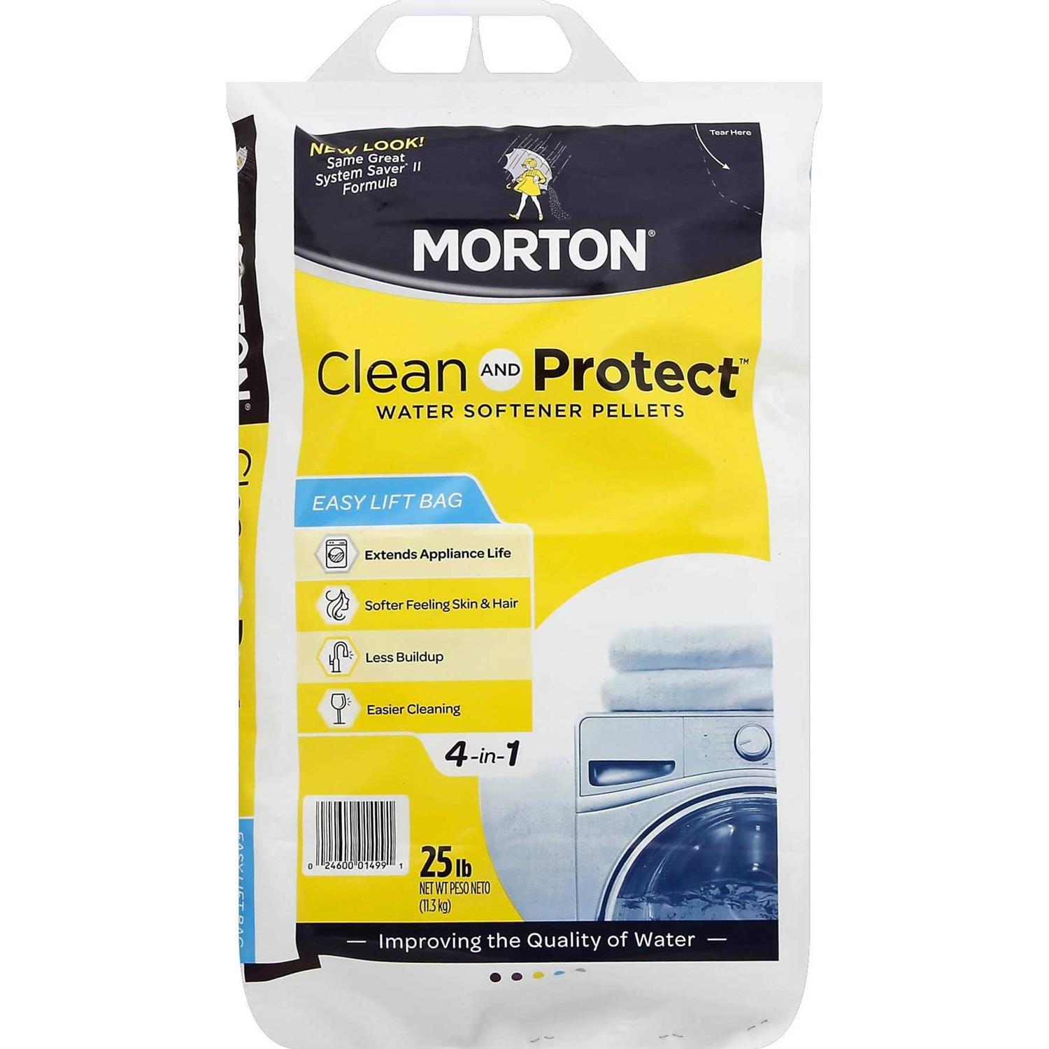 Morton Clean and Protect Water Softener Pellets - Cheap Fitting