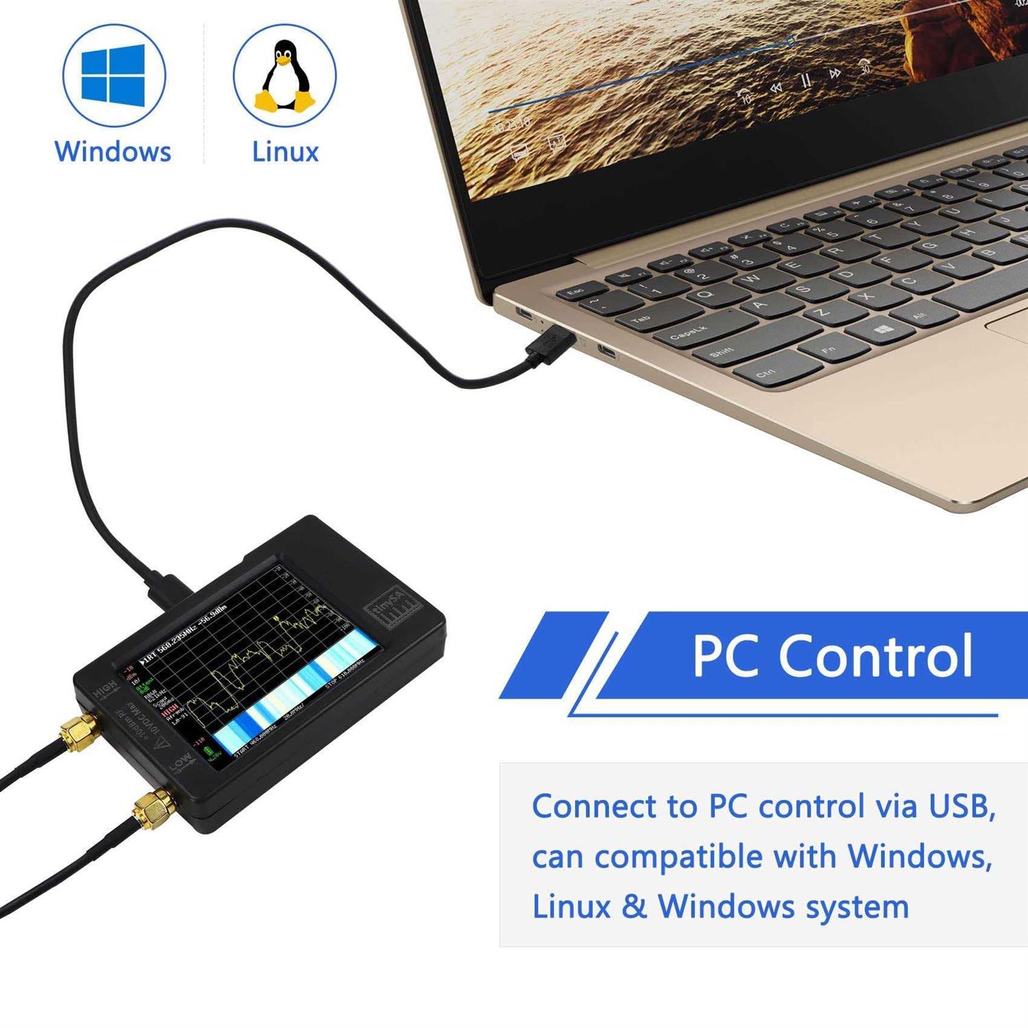 Upgraded Tinysa Spectrum Analyzer,Karagas Spectrum Analyzer Handheld,MF/hf/vhf Input for 0.1MHZ-350mhz and Uhf Input for 240mhz-960MHZ,Portable - Cheap Fitting