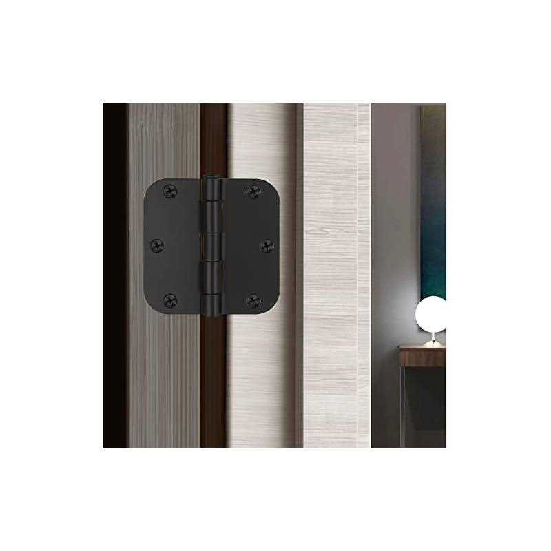 YIKOUJIS Door hinges,3.5 inch Door hinges 5/8 radius,fit standard Door/bedroom Door - Cheap Fitting