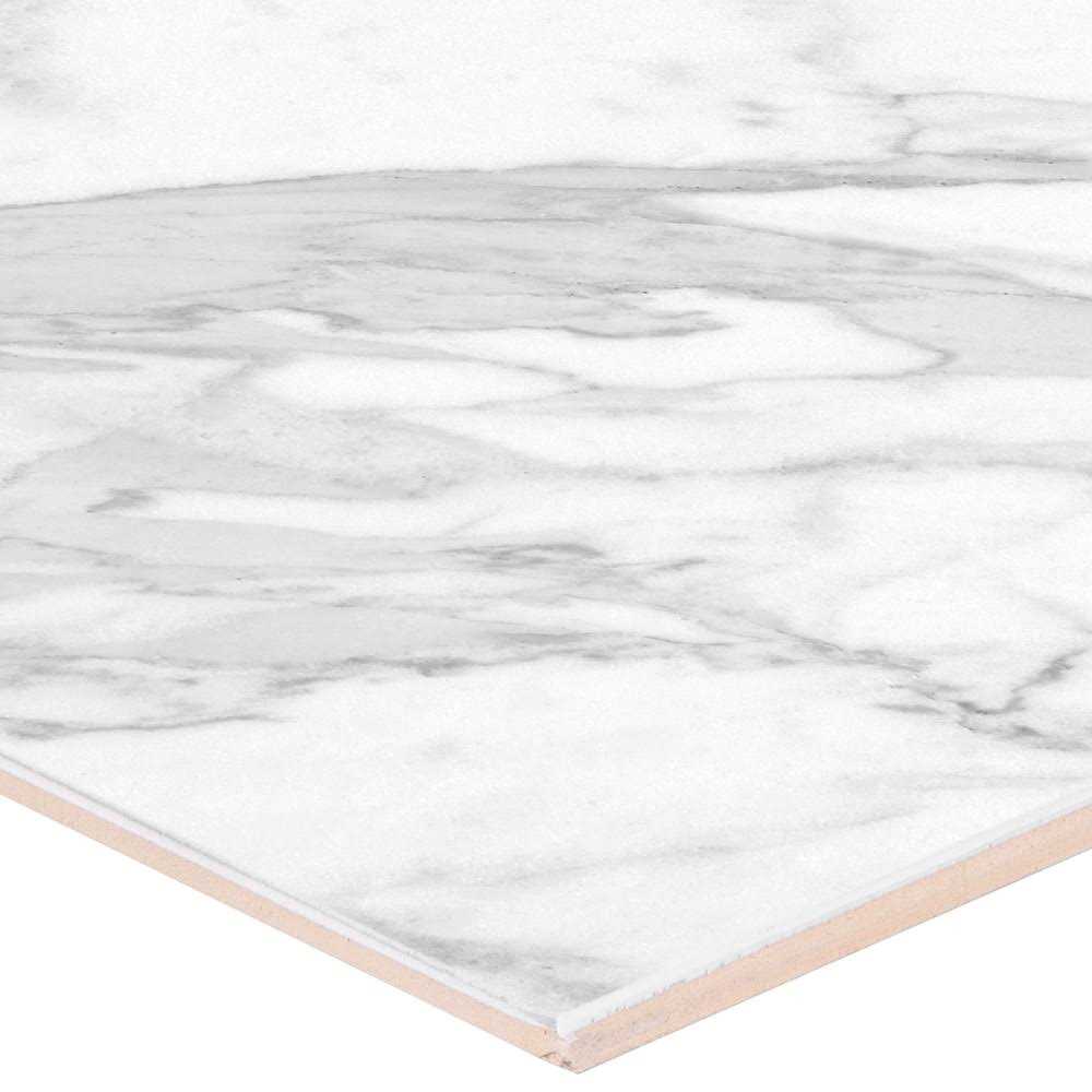Satori Regent Glossy 8-in x 16-in Glossy Ceramic Marble Look Wall Tile 1001-0210 - Cheap Fitting