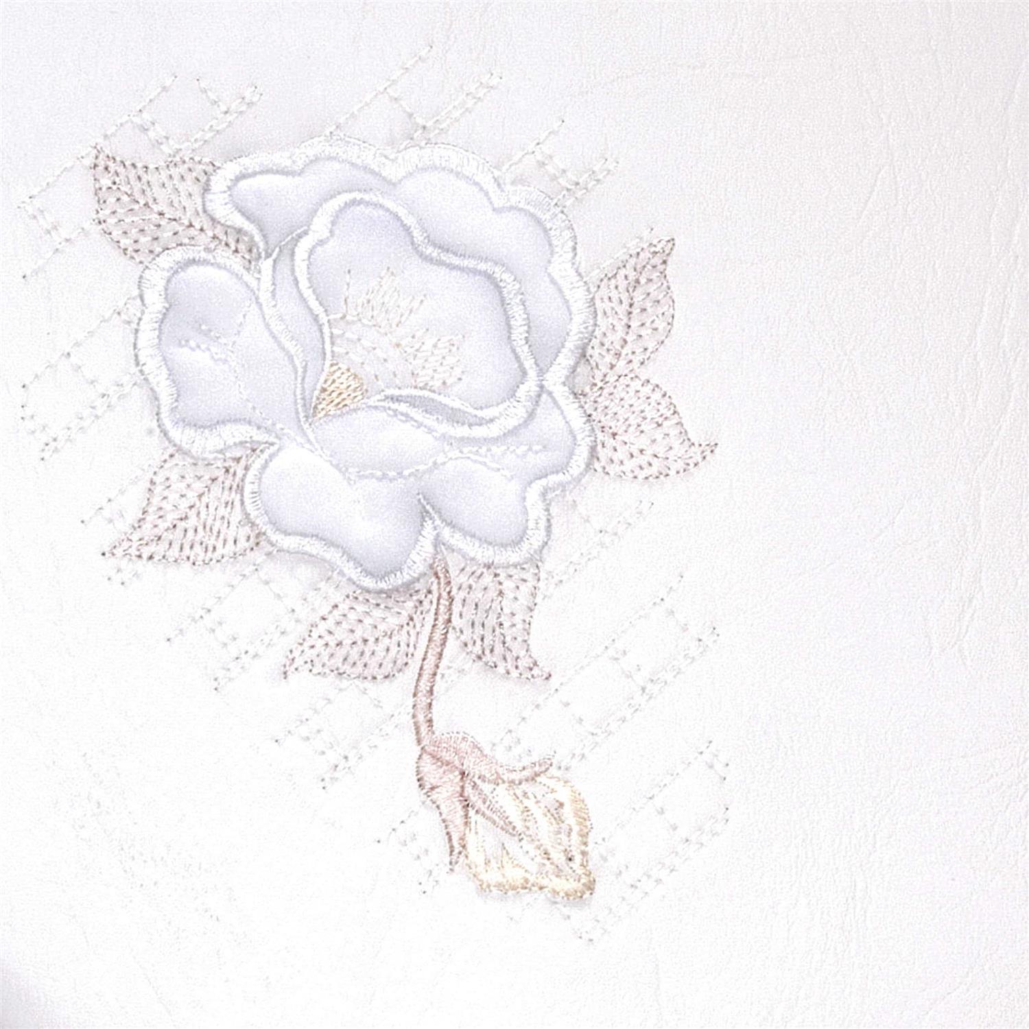 Centoco Summer Rose Embroidered Soft Vinyl Toilet Seat HPS20SR-001 - Cheap Fitting