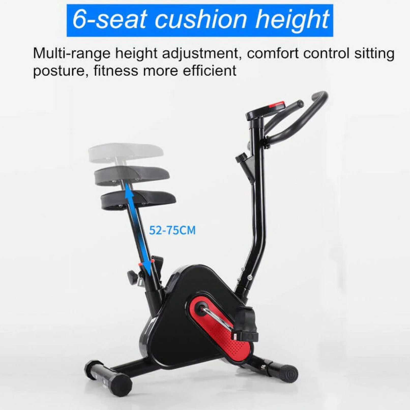 iMeshbean Exercise Bike Fitness Cycling Stationary Bicycle Cardio Workout Indoor - Cheap Fitting