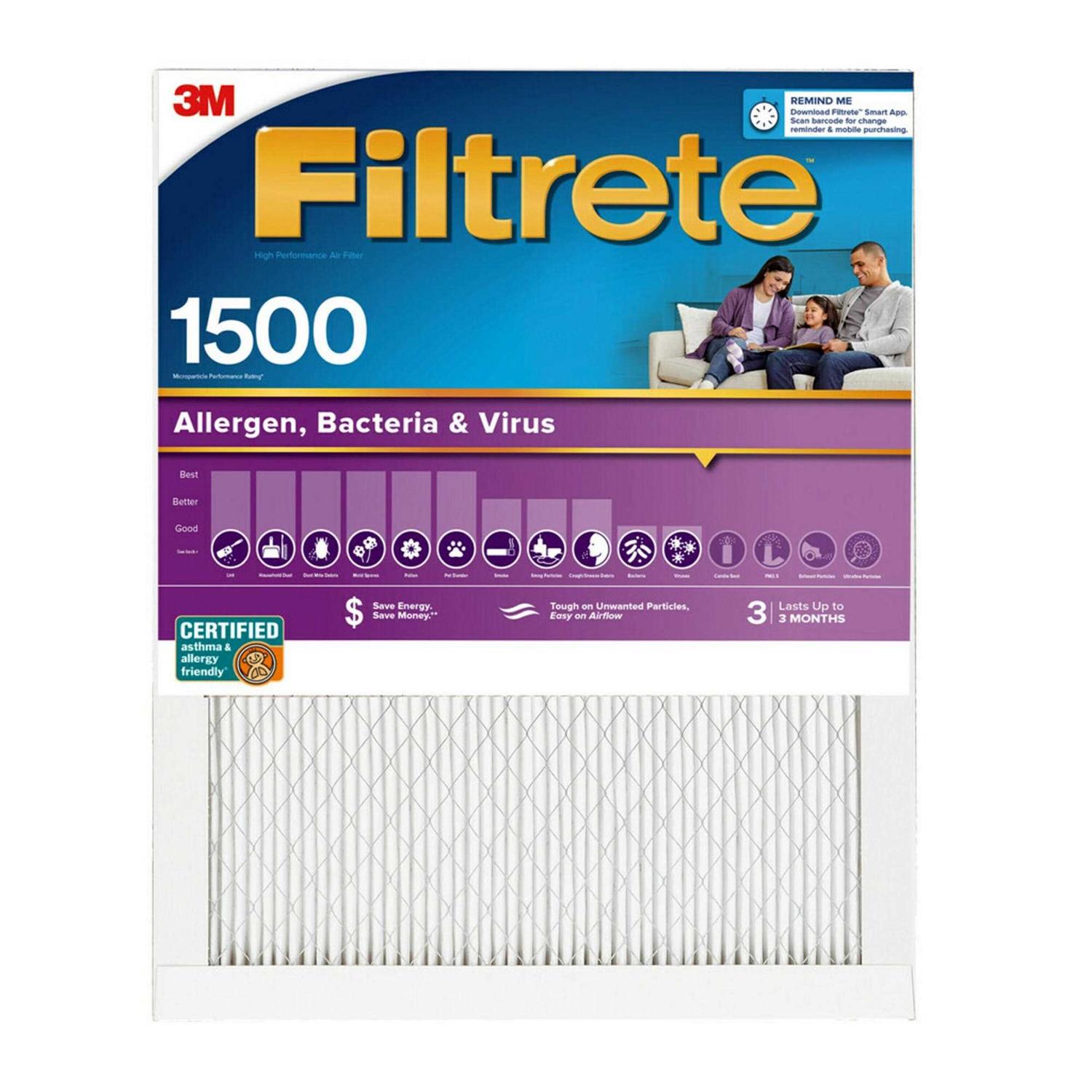 Filtrete 14x24x1 Ultra Allergen Air Filter - Cheap Fitting