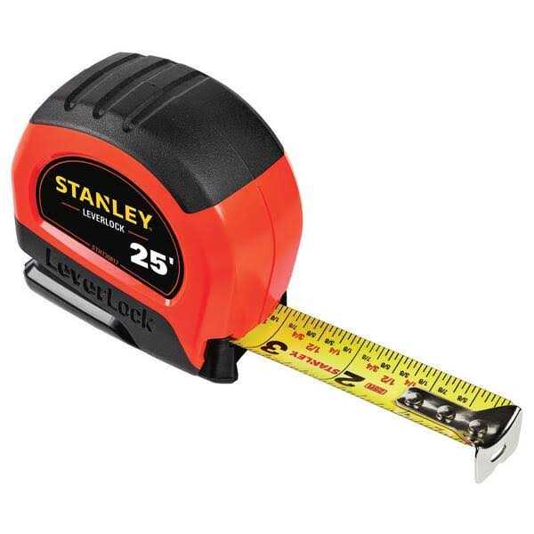 Stanley LeverLock High Visibility Tape Measure - Cheap Fitting