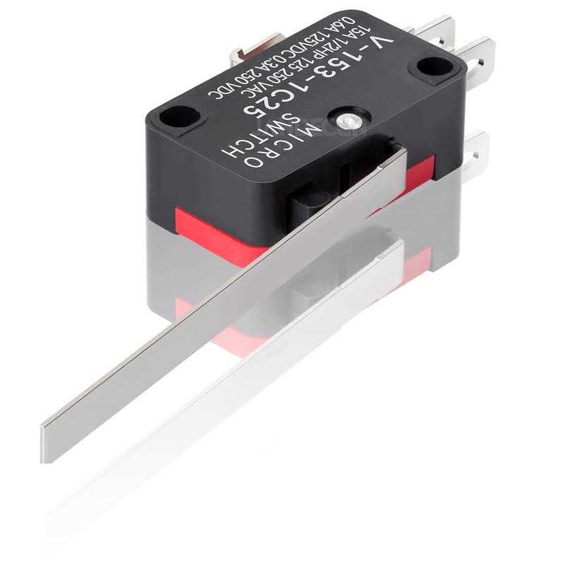 JANDECCN 10Pcs Lead Limit Switch Long Straight Hinge Lever - Cheap Fitting