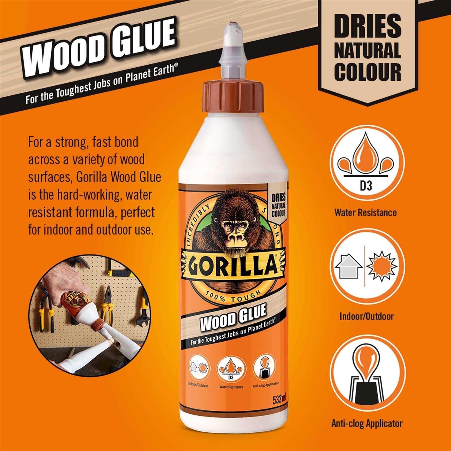 Gorilla Wood Glue - Cheap Fitting