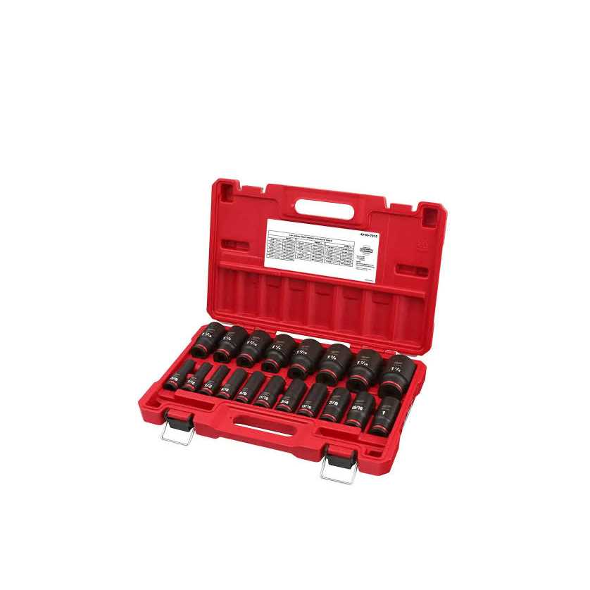 Milwaukee SHOCKWAVE 1/2 in. Drive SAE 6 Point Impact Socket Set with 3/8 in. SAE/Metric Impact Socket Set - Cheap Fitting
