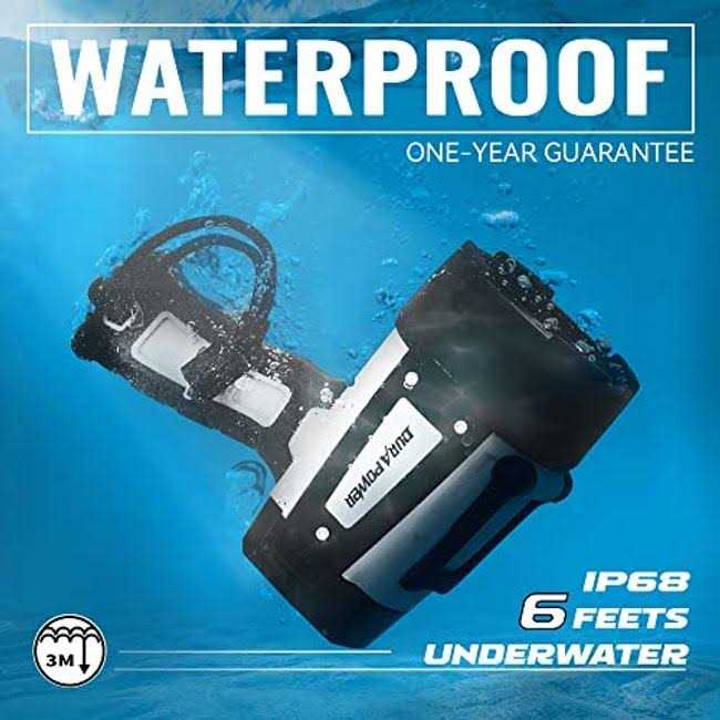 Durapower Rechargeable Spotlight 200000 Lumen Super Bright LED Handheld Spotlight - Cheap Fitting