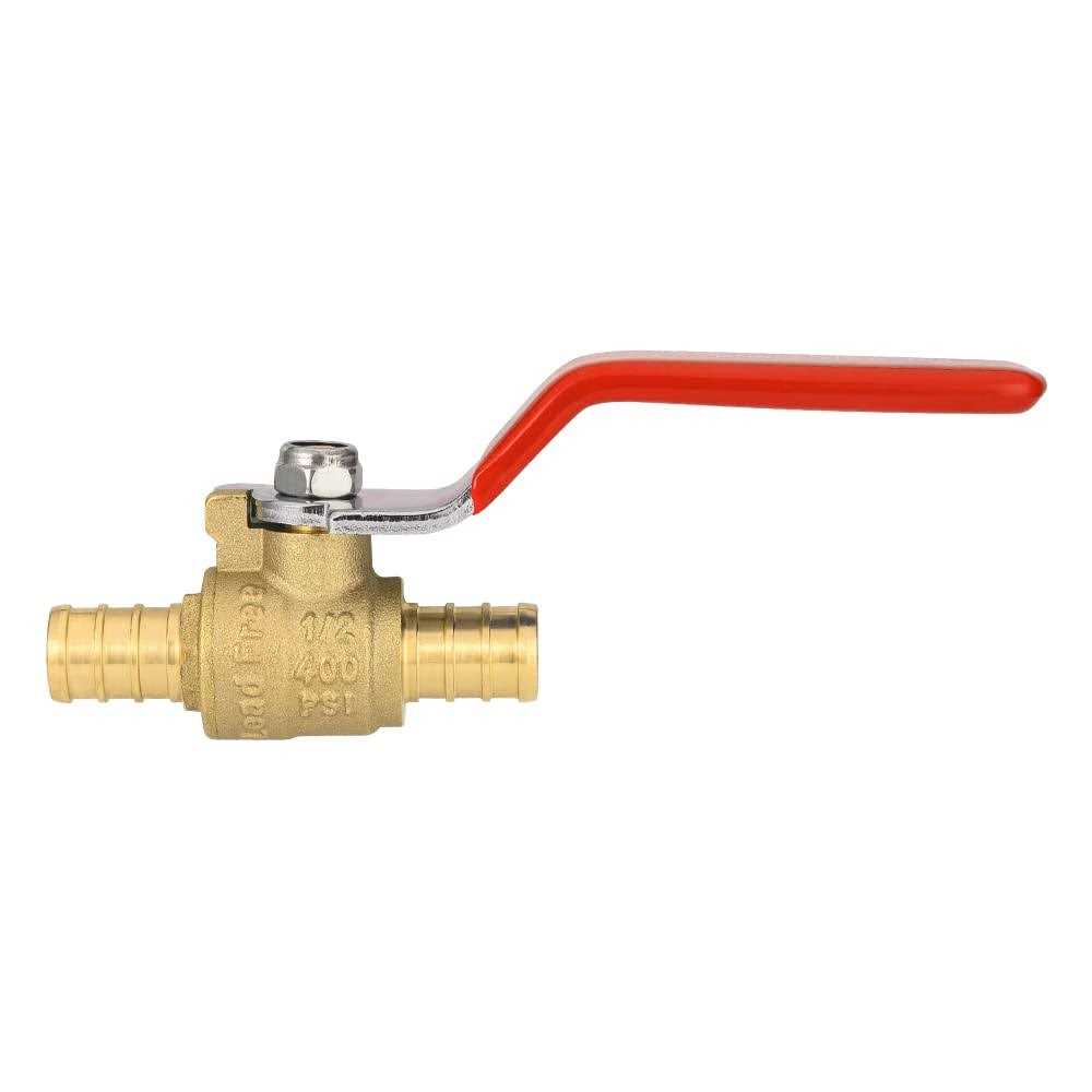EFIELD 1/2 Inch Pex Brass Full Port Shut-off Ball Valve - Cheap Fitting