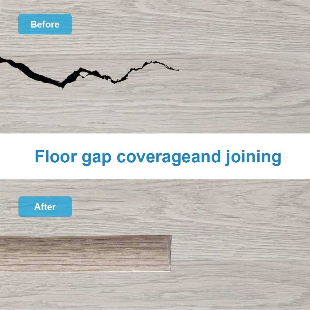 Floor Transition Strip Self Adhesive Laminate Floor Strip Threshold Seam Cover Strip Vinyl Door Floor Trim Elegant Wood Grain Design 2 Wide - Cheap Fitting