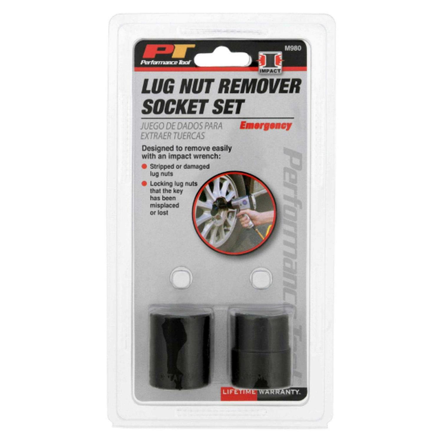 Performance Tool Emergency Lug Nut Removal Set M980 - Cheap Fitting
