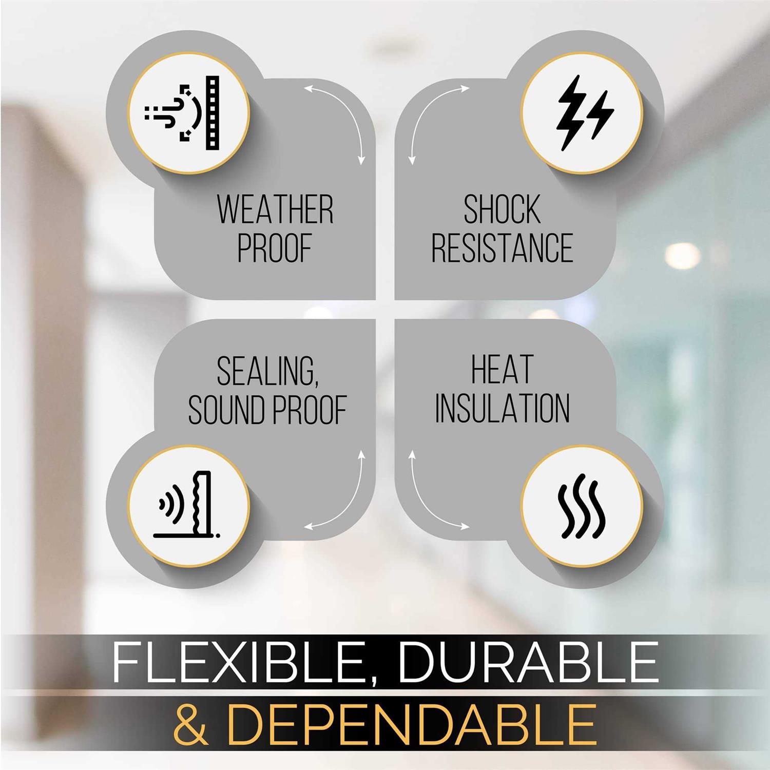 Dualplex High Density Foam Weather Stripping Door Seal Strip Insulation Tape Roll for Insulating Door Frame - Cheap Fitting