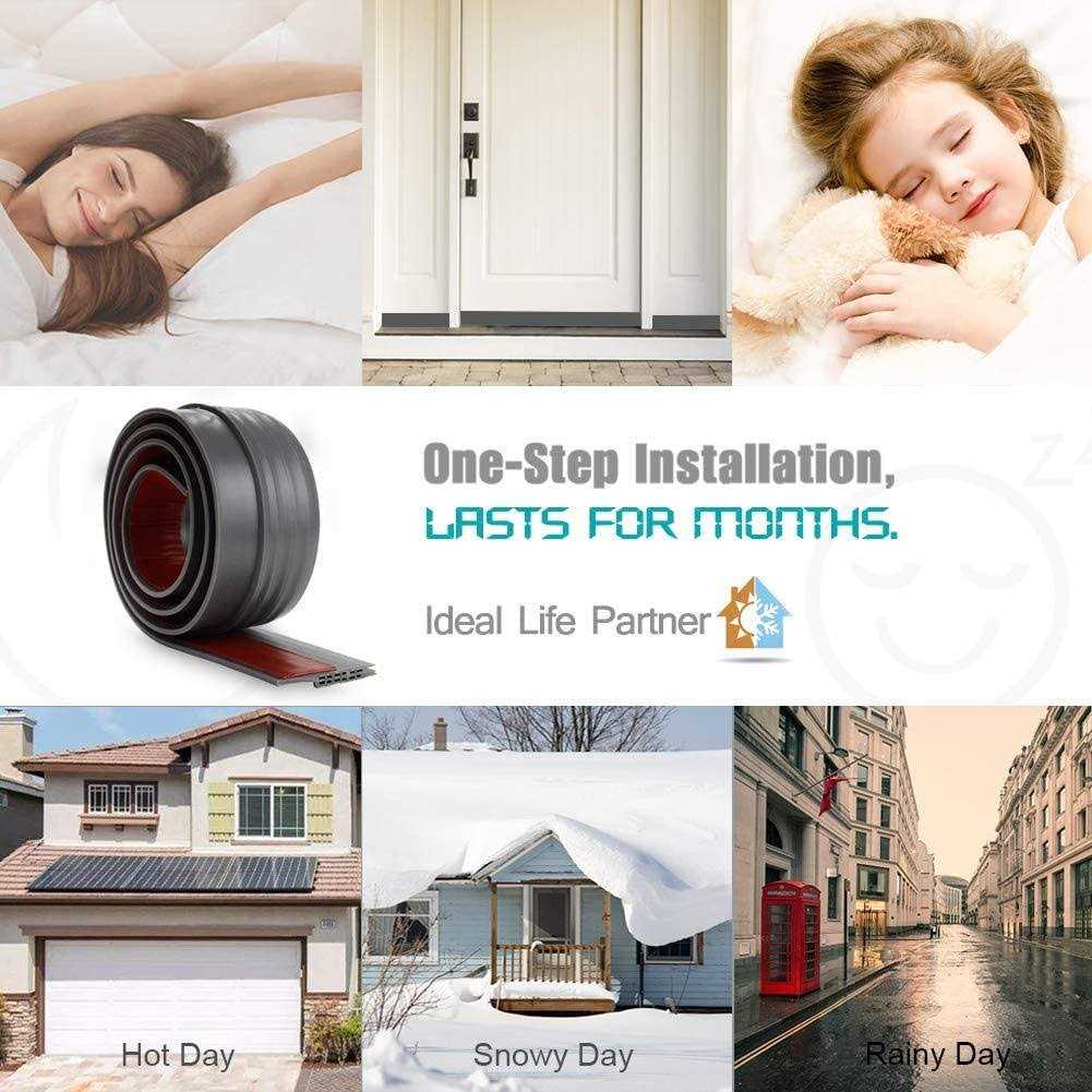 Heavy Duty Large Gaps Door Draft Stopper - Cheap Fitting