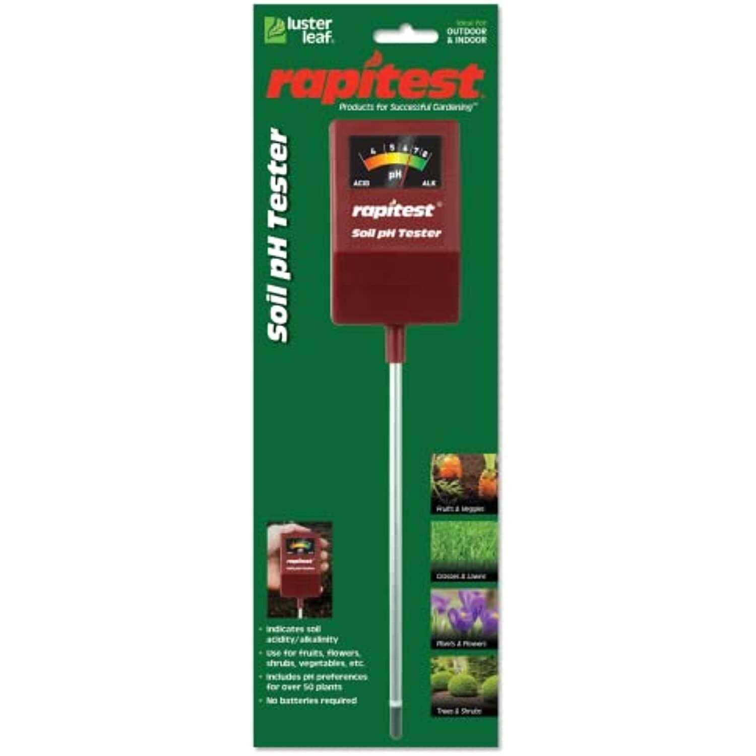 Luster Leaf Mini Soil pH Tester - Cheap Fitting