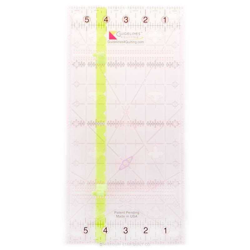 Guidelines4Quilting Guidelines Quilting Ruler 6 inch x 12 inch - Cheap Fitting