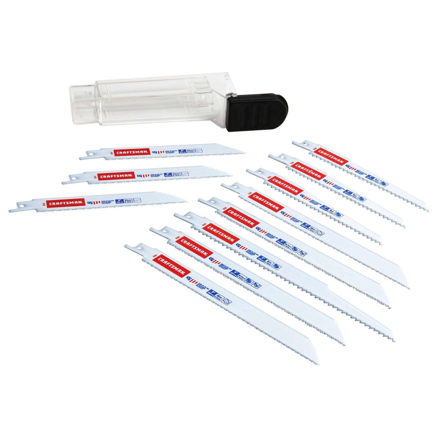 Craftsman Bi-Metal Reciprocating Saw Blade Set 11 pc - Cheap Fitting