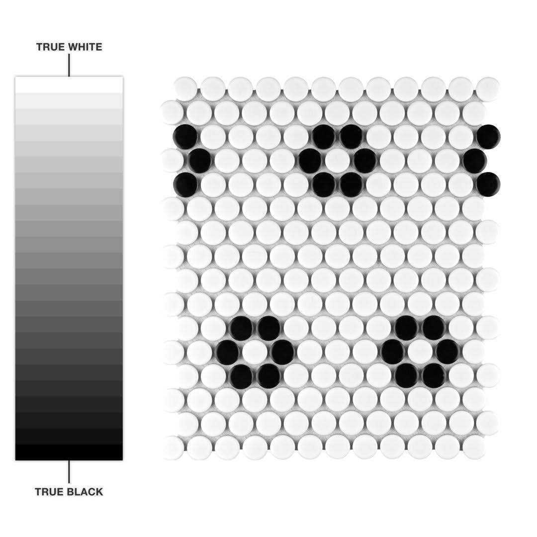 Merola Tile Metro Penny 1 x 1 Porcelain Penny Round Mosaic Wall & Floor Tile - Cheap Fitting