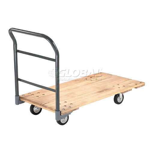 Global Industrial Hardwood Deck Platform Truck Casters - Cheap Fitting