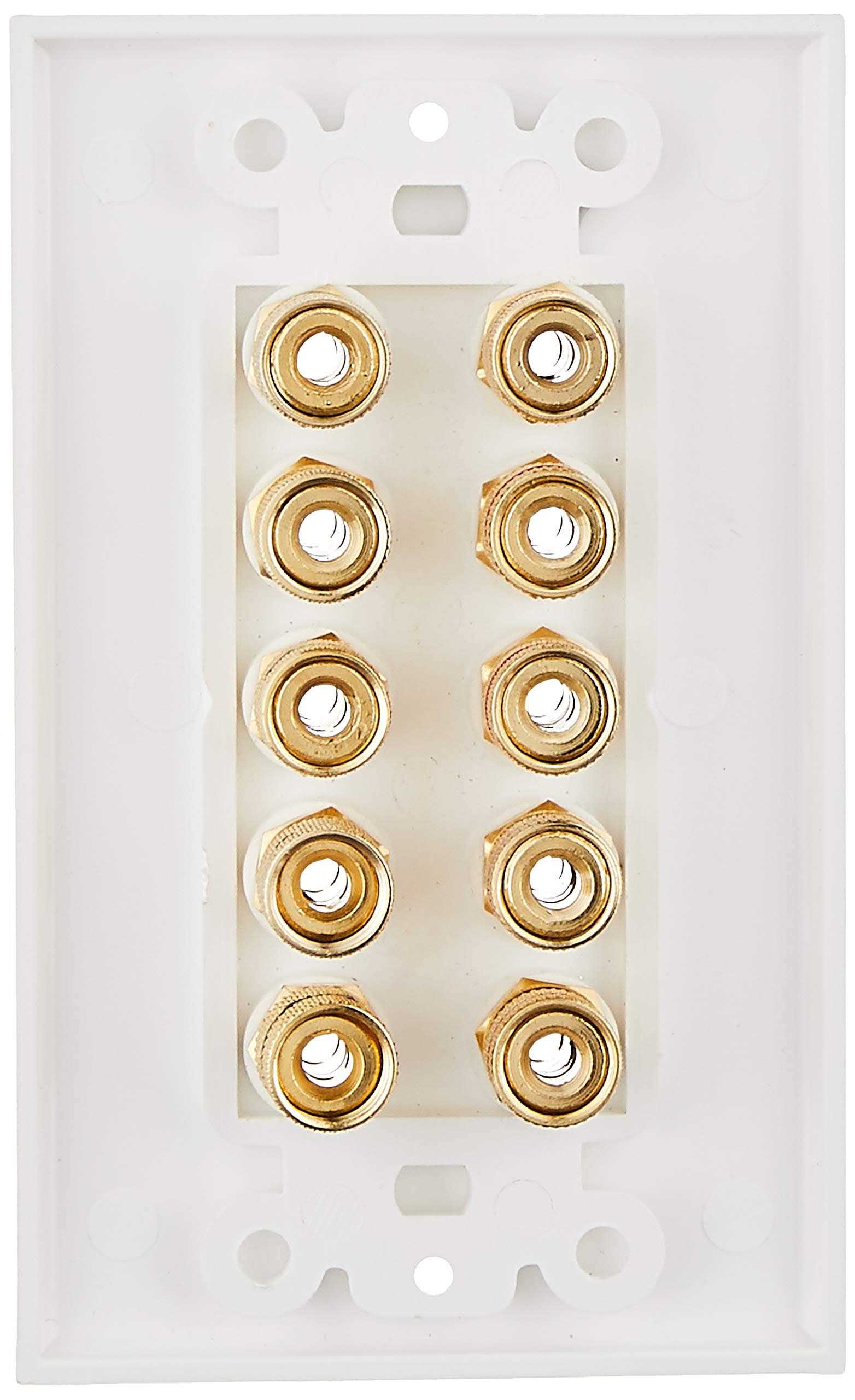 Monoprice Two-Piece Inset Wall Plate 5 Speakers 3539 - Cheap Fitting
