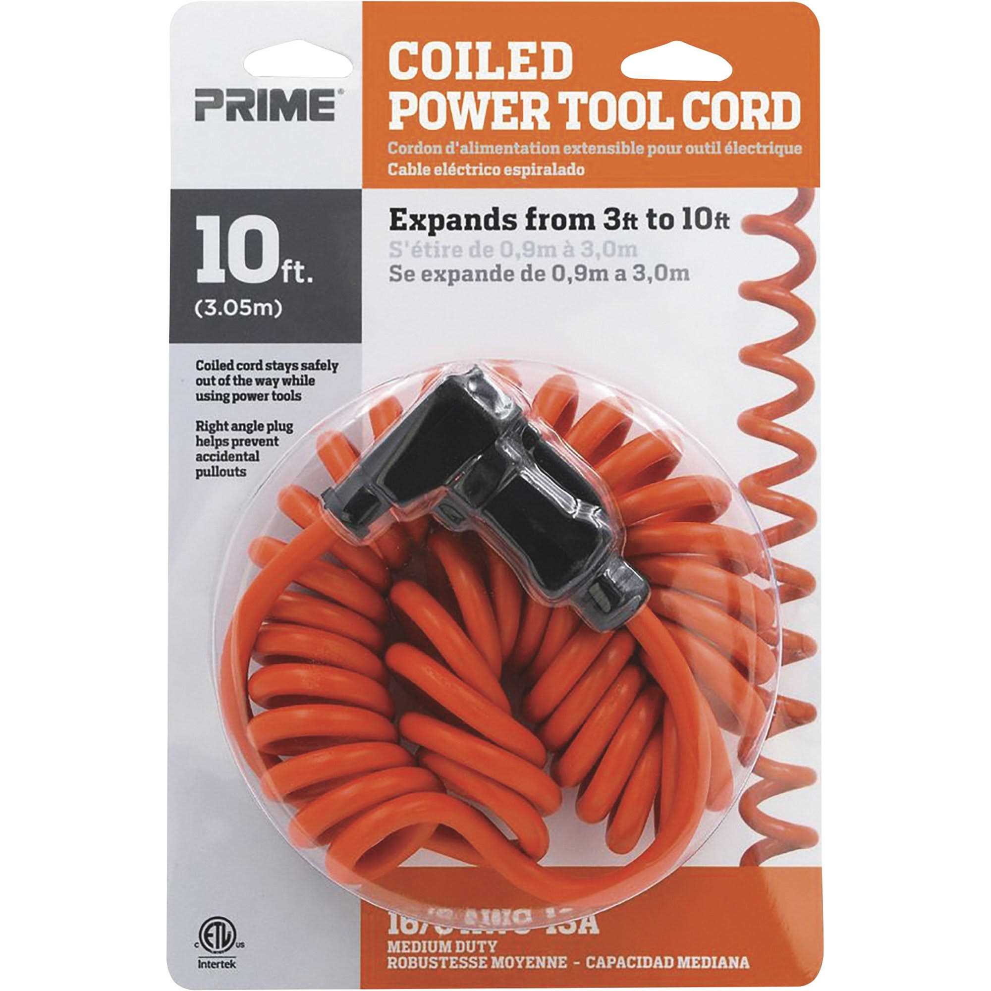 Prime Ad010610 Coiled Power Tool Cord - Cheap Fitting