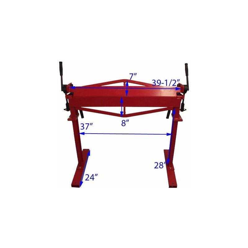 Central Machinery 36 in. Bending Brake with Stand Hardware - Cheap Fitting